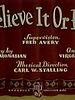 poster de Believe It or Else