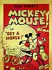 poster de Mickey, à cheval !