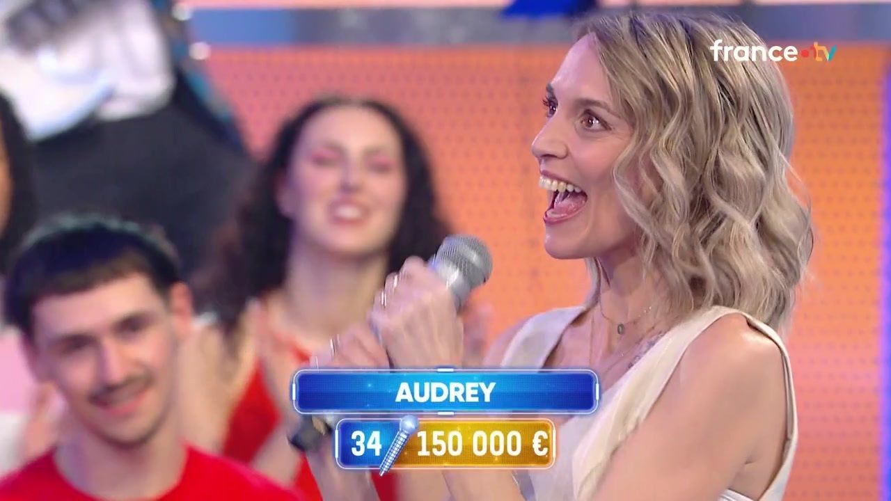 N'oubliez pas les paroles : "Je n'en reviens pas", Audrey dépasse les 150  000 et réagit ! Combien lui manque-t-il pour les Masters ? - TV ACTU by  AlloCiné