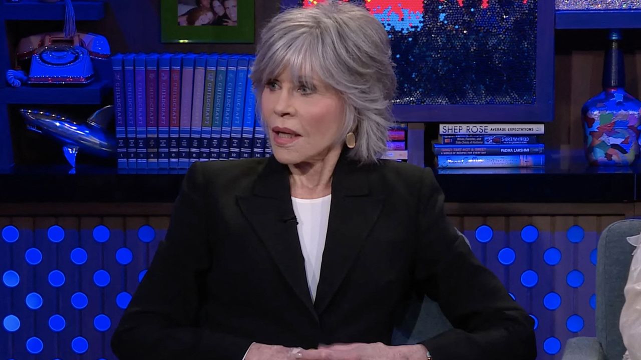 “She wanted to sleep with me because the character I was playing was supposed to have an orgasm in the movie”: Jane Fonda takes a spin on the famous French director’s name.