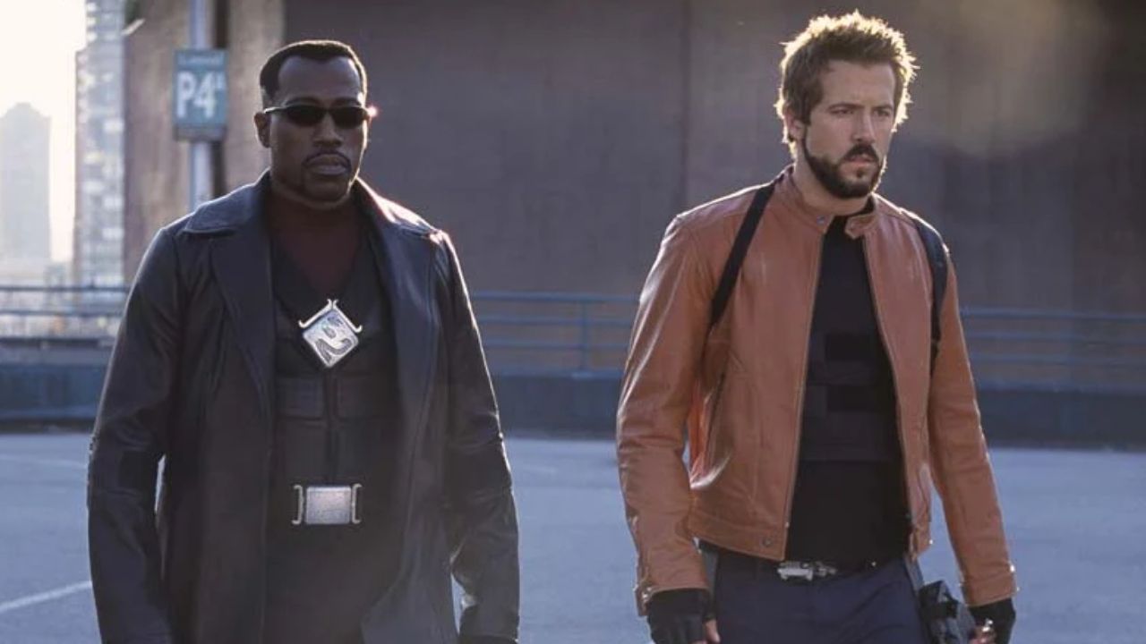 Wesley Snipes et Ryan Reynolds dans Blade : Trinity