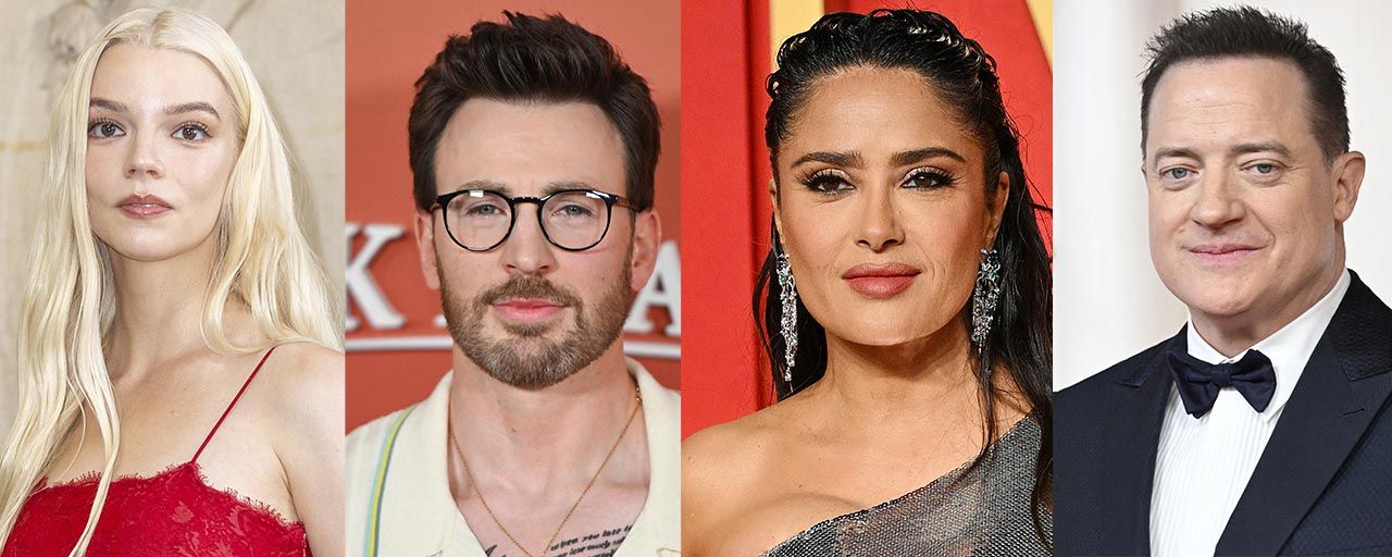 Anya Taylor-Joy, Chris Evans, Salma Hayek et Brendan Fraser.