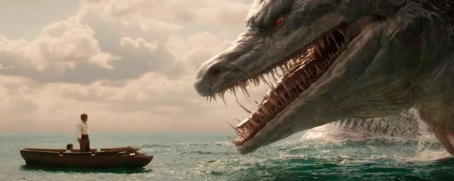 Shanks face au monstre de la Baie