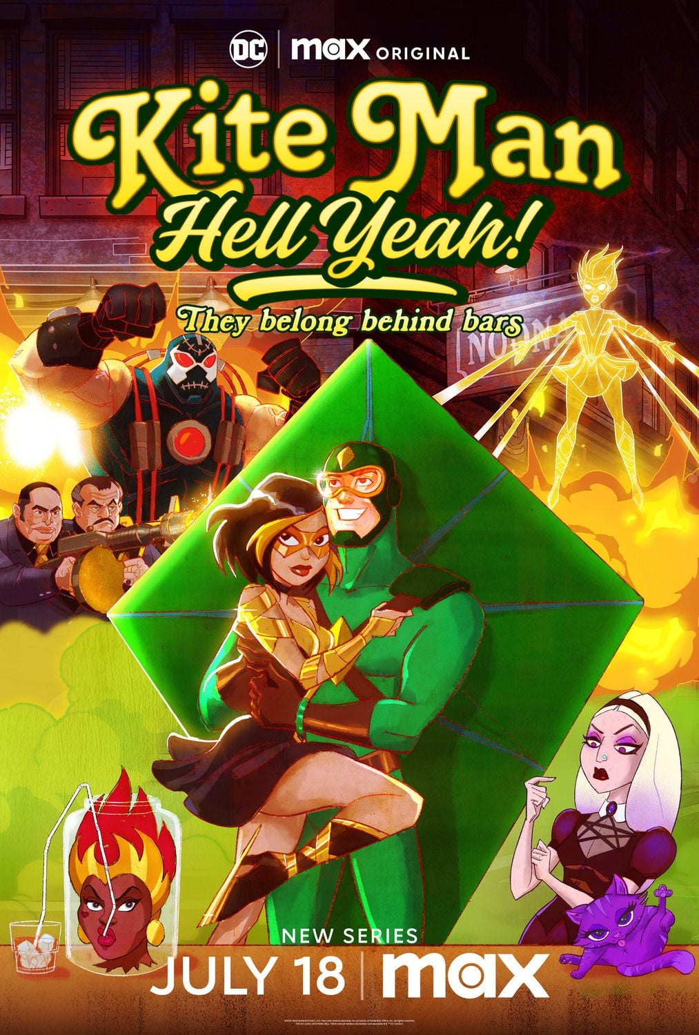 Kiteman Gun Poster Kite Man: Hell Yeah! - Affiche 1 sur 1 - AlloCiné