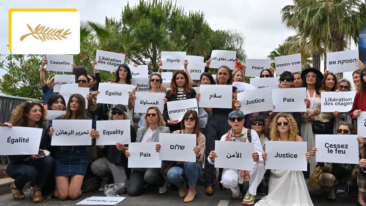 “Cinematic women calling for justice and peace”: dozens of activists gathered at the Cannes Film Festival