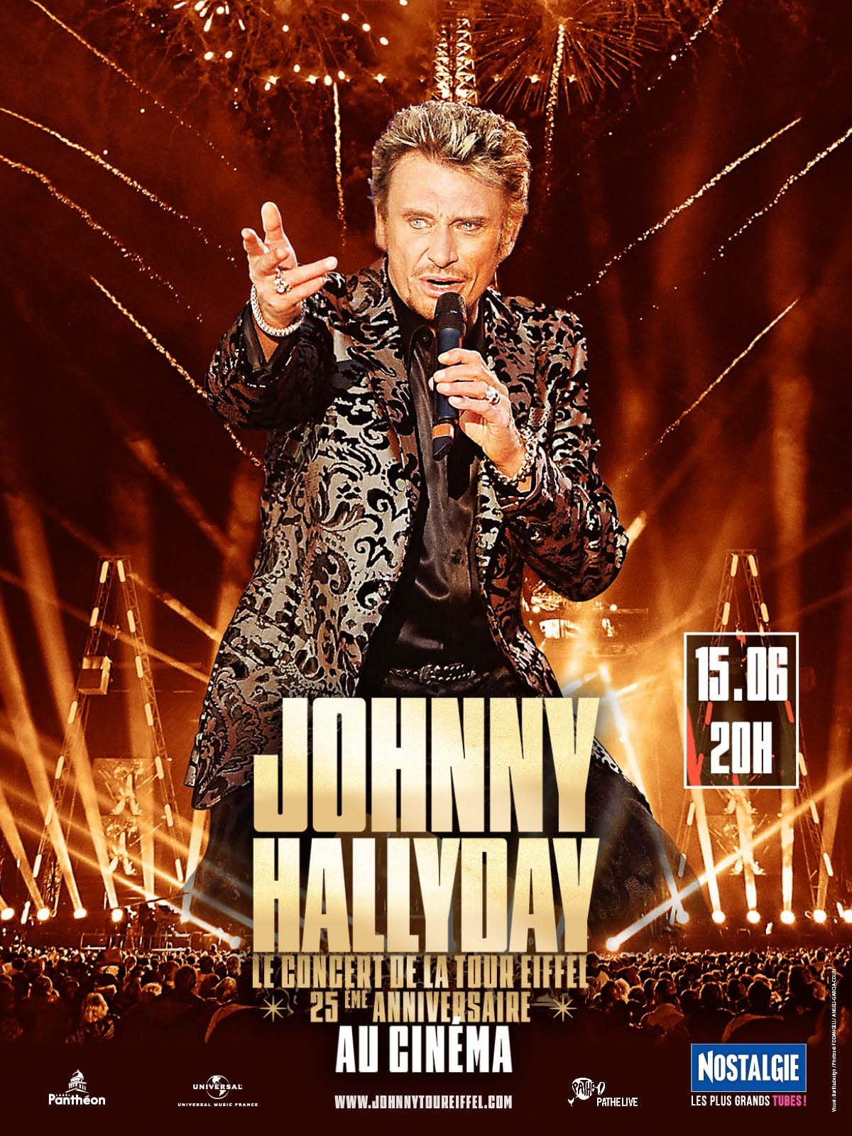 Johnny Hallyday - Le Concert de la Tour Eiffel - 25ème anniversaire streaming vf gratuit