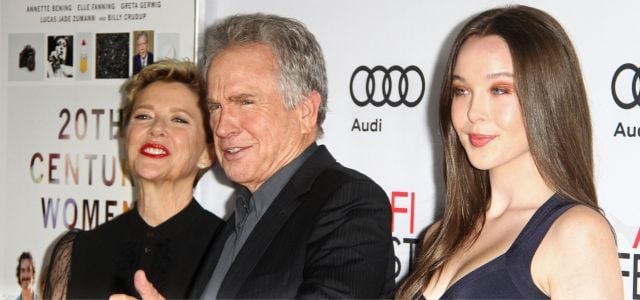 Annette Bening, Warren Beatty et Ella Beatty