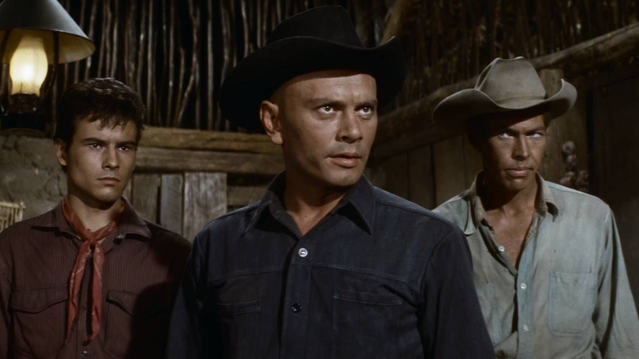Horst Buchholz, Yul Brynner et James Coburn