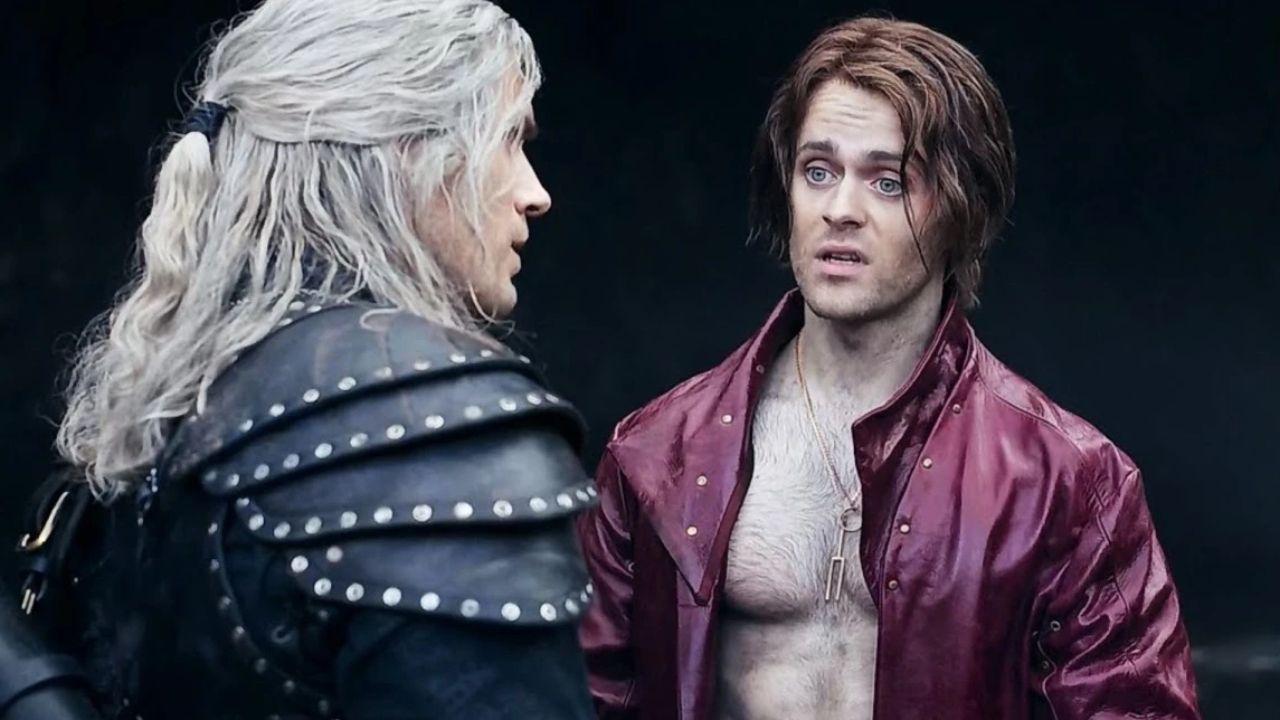 Jasker et Geralt dans la série The Witcher