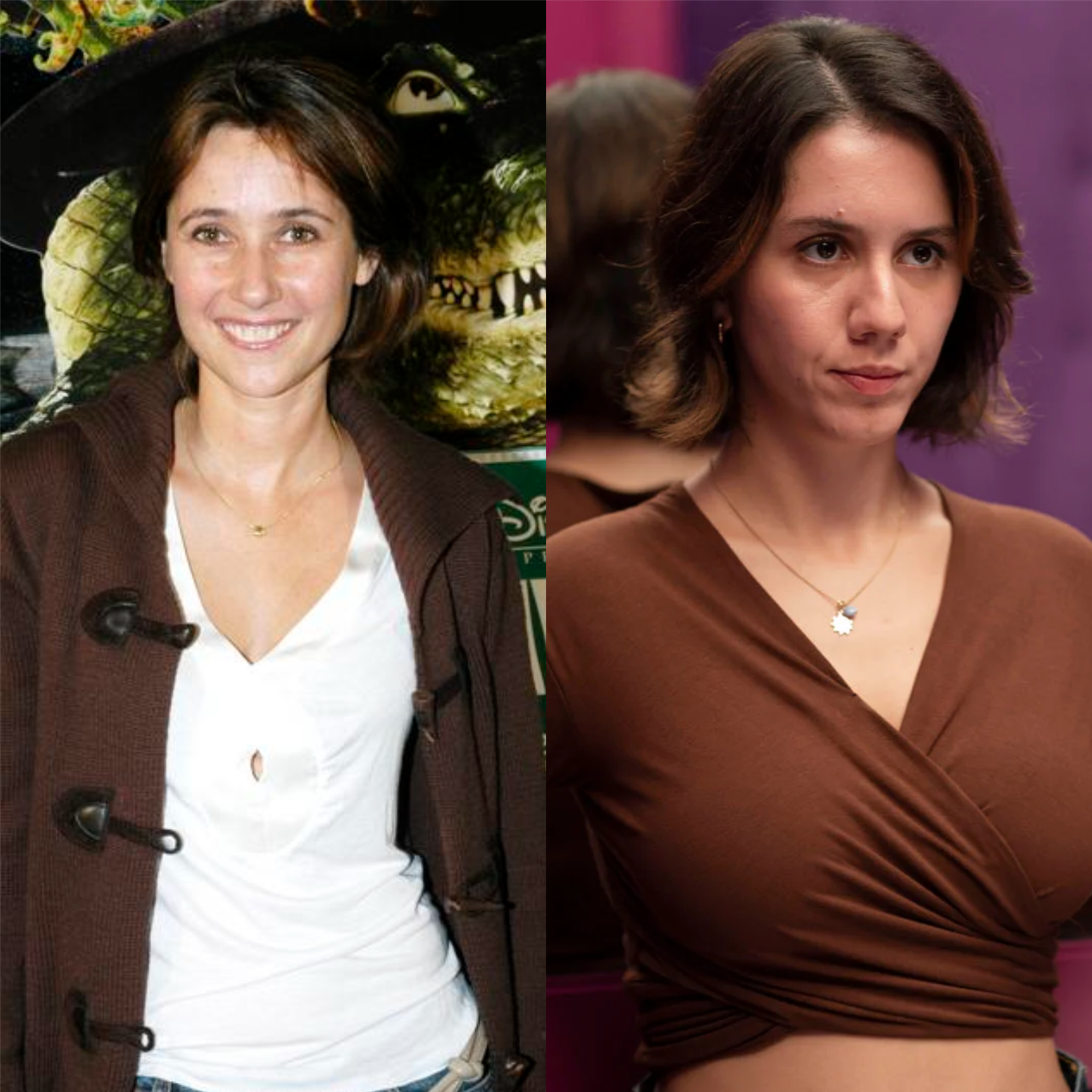 Alexia Laroche-Joubert à l'époque de Loft Story et Anaïde Rozam dans la peau d'Isabelle, le rôle inspiré d'Alexia Laroche-Joubert