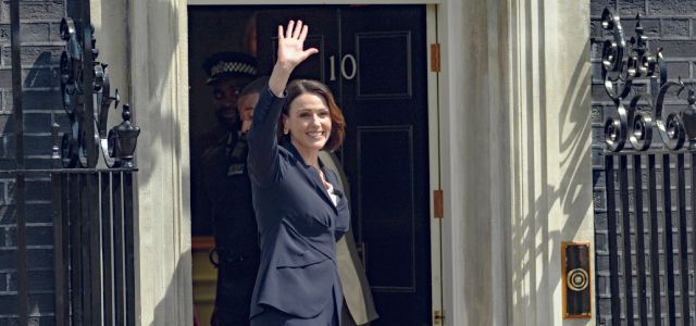 Suranne Jones dans le rôle d'Abigail Dalton au 10 Downing Street