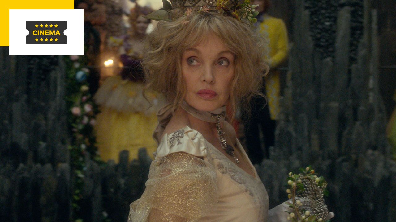 Ariel Dombasle as “Dangerous Woman” in The Mysteries of the Princess of Cadignan, to see at the cinema