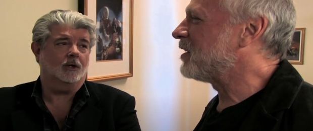 George Lucas et Drew Struzan dans le documentaire 