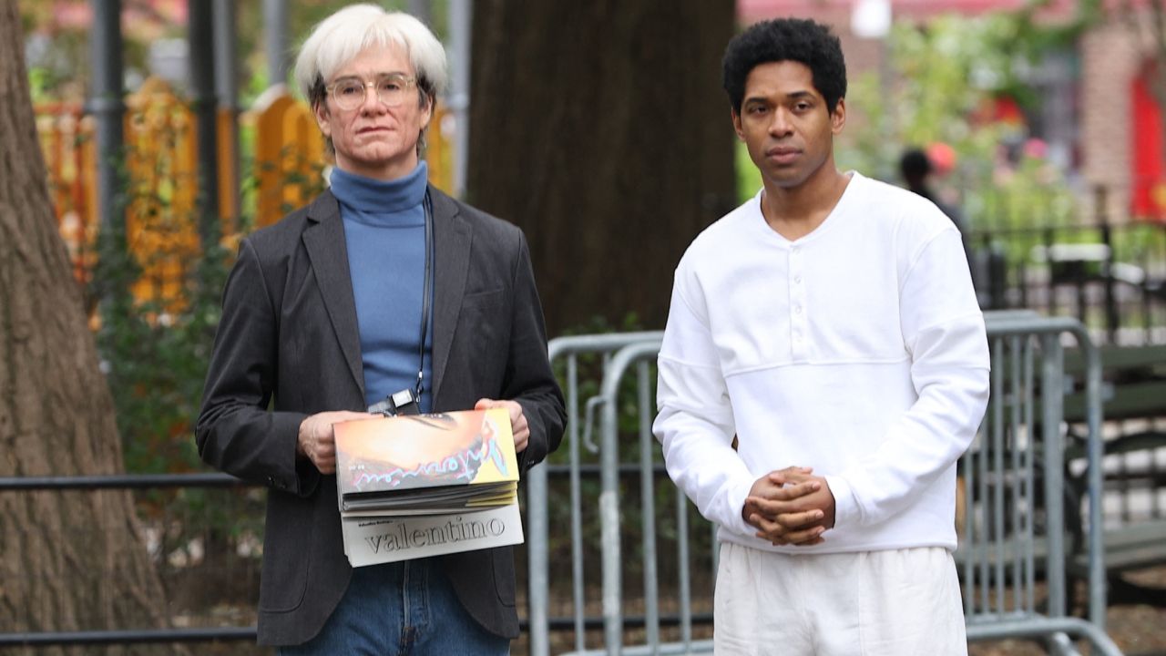 Antony Starr et Kelvin Harrison Jr. sur le tournage de 