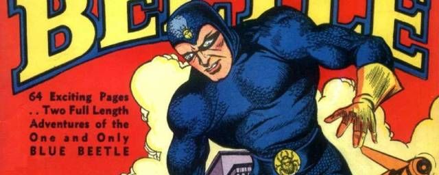 Blue Beetle à ses débuts sur papier