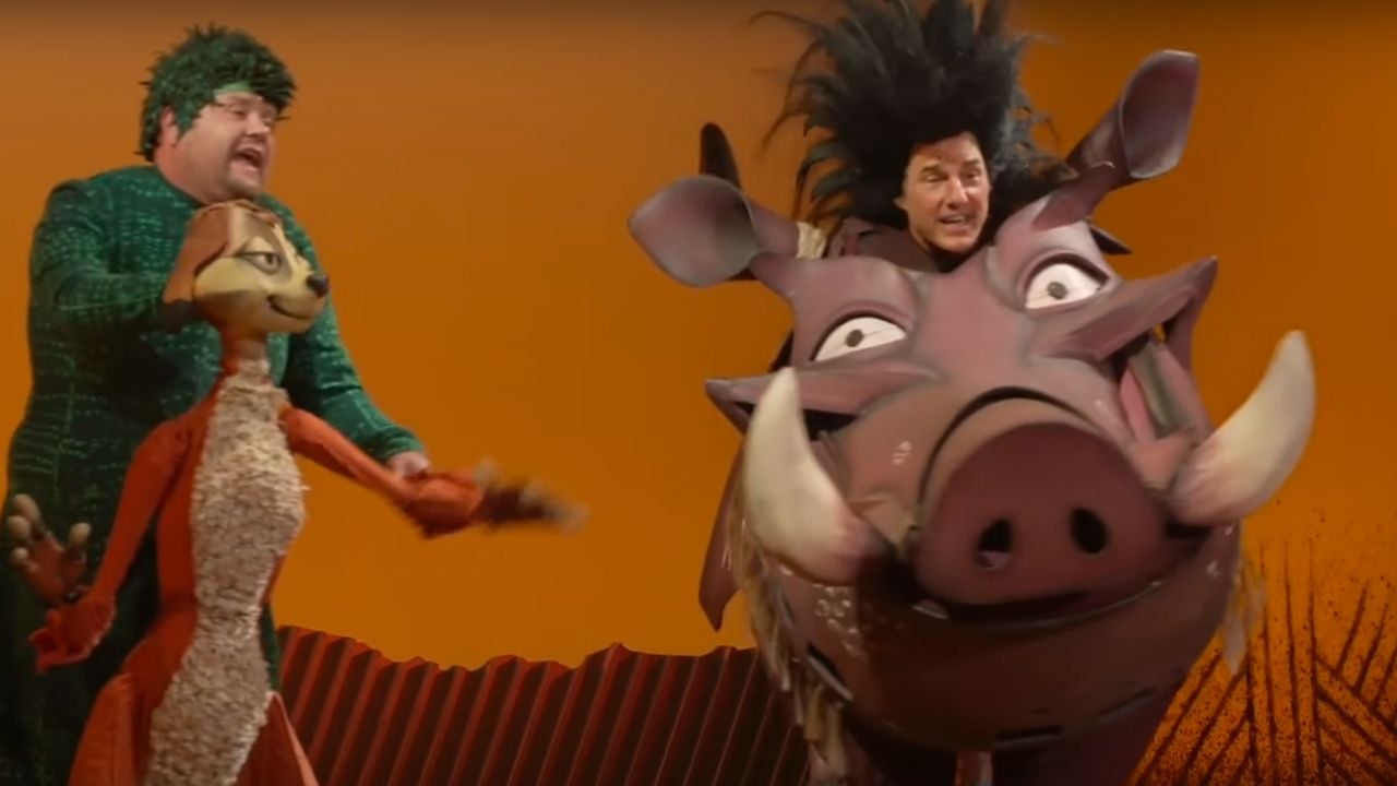 Tom Cruise in The Lion King?  Mission Impossible star Pumbaa goes wild!