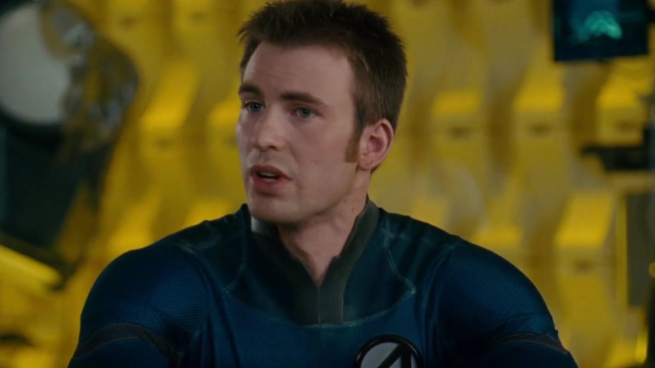Chris Evans dans Les 4 Fantastiques et le Surfer d'Argent