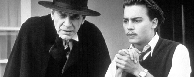 Martin Landau et Johnny Depp dans “Ed Wood” (1994)