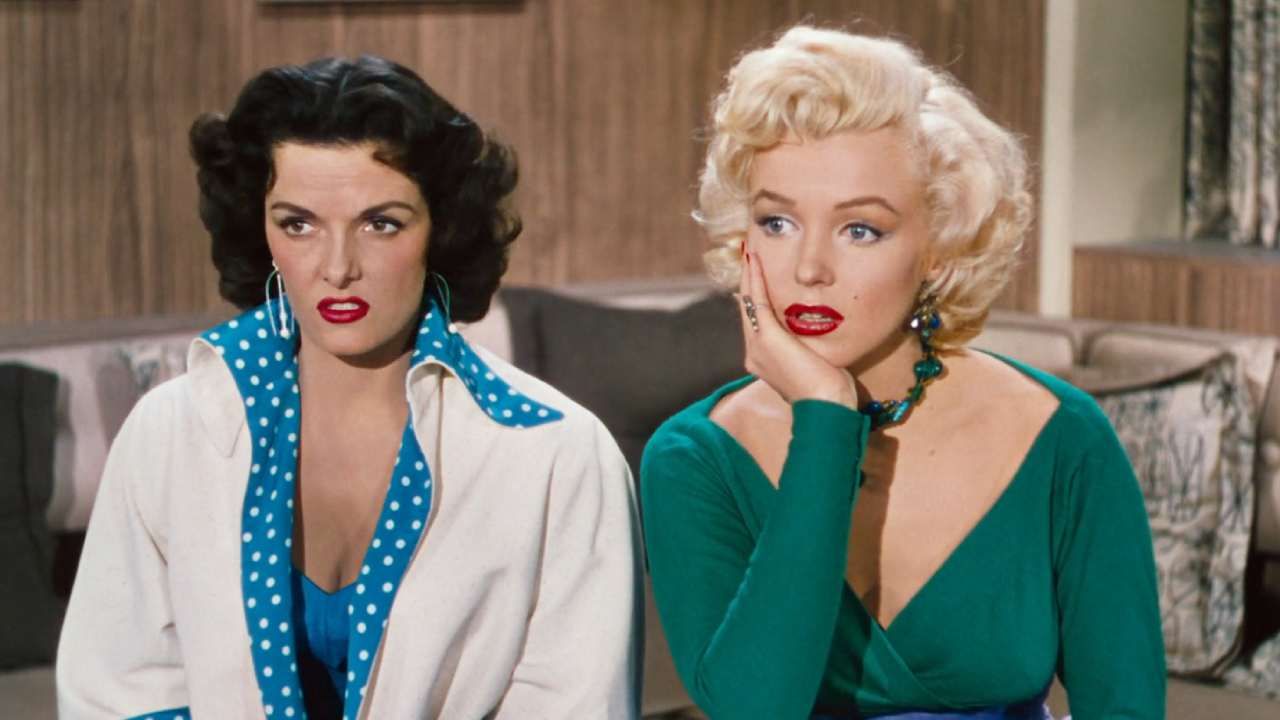 Jane Russell et Marilyn Monroe