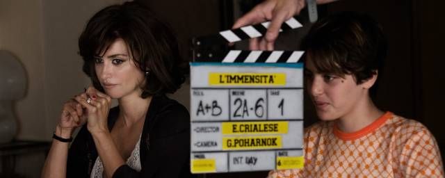 Penélope Cruz et Luana Giuliani sur le tournage