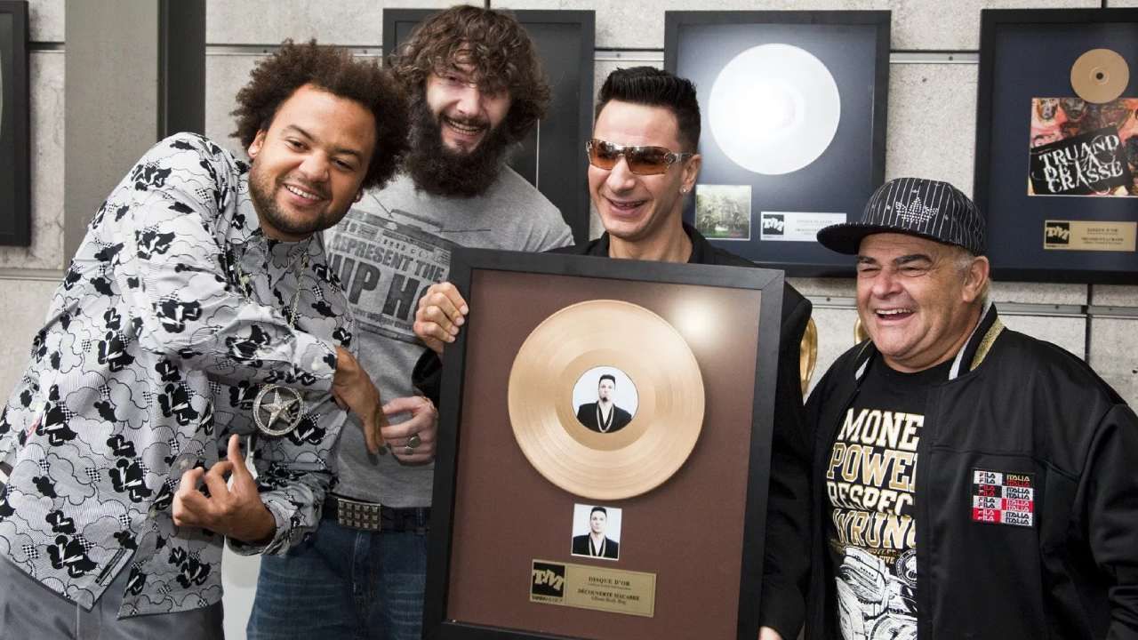 Fabrice Eboué, Vincent Desagnat, Michaël Youn et Jean Benguigui