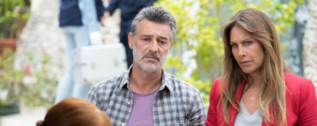 Astrid Veillon et Stéphane Blancafort dans la saison 7 de Tandem.