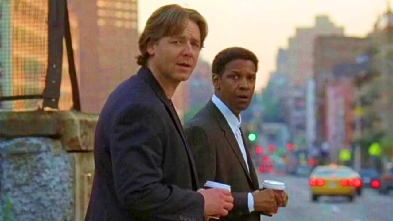 Denzel Washington + Russell Crowe : 12 ans avant American Gangster, les 2 acteurs s'affrontaient dans un film de science-fiction que tout le monde a oublié