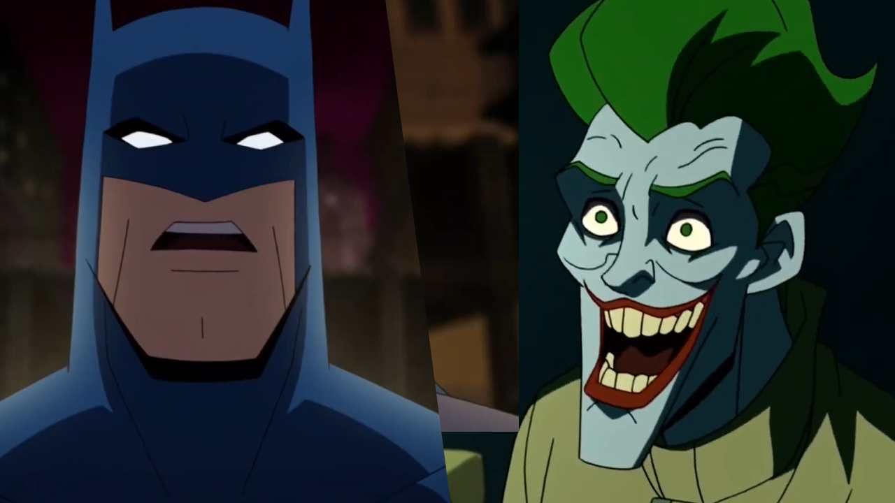 Batman et le Joker dans le film Batman et les Tortues ninja