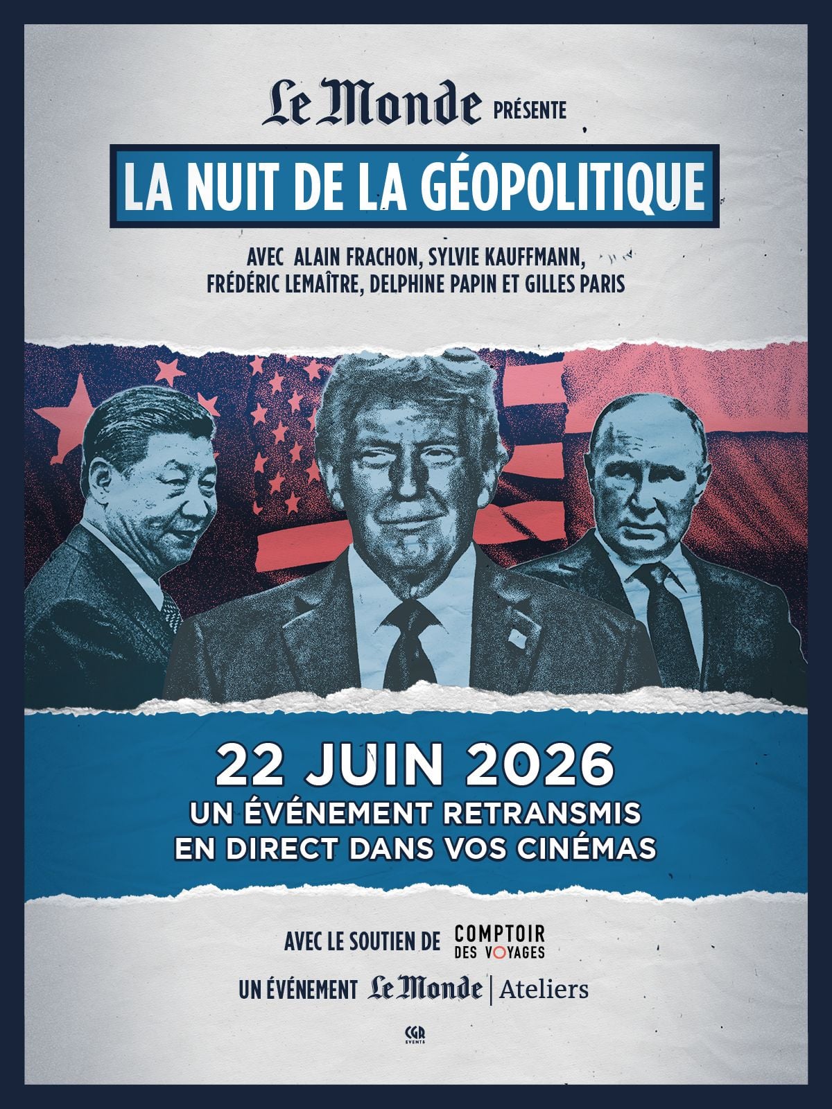 Affiche de La Nuit de la Géopolitique 2026