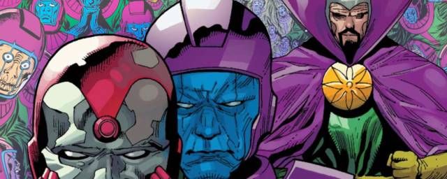 Kang entre deux de ses variants : Ironlad et Immortus