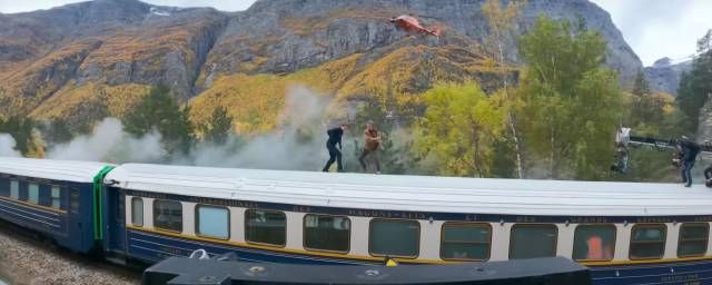 Tom Cruise et Esai Morales sur le tournage