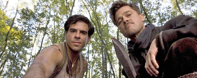 Donny Donowitz (Eli Roth) et Aldo Raine (Brad Pitt)