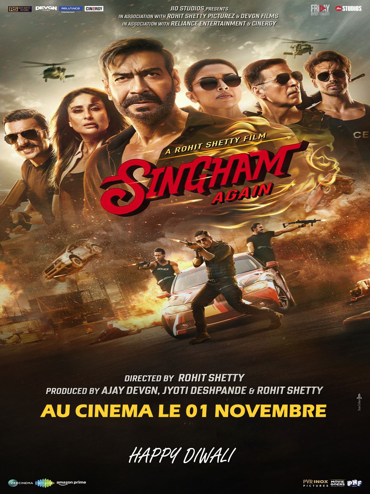 Singham Again streaming gratuit