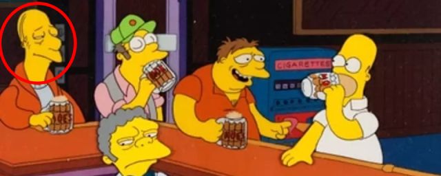 Larry, un client régulier de la Taverne de Moe