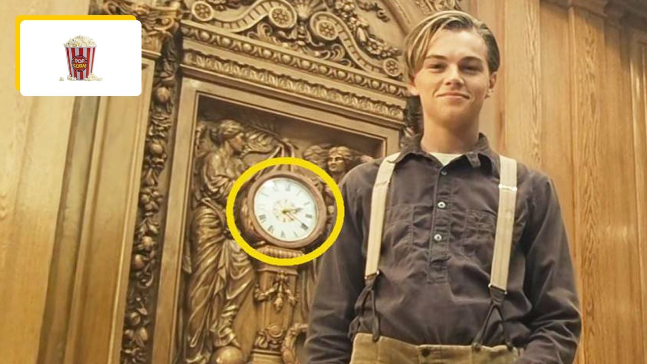 Titanic on TF1: Pause at 3 hours and 6 minutes and take a close look at this clock