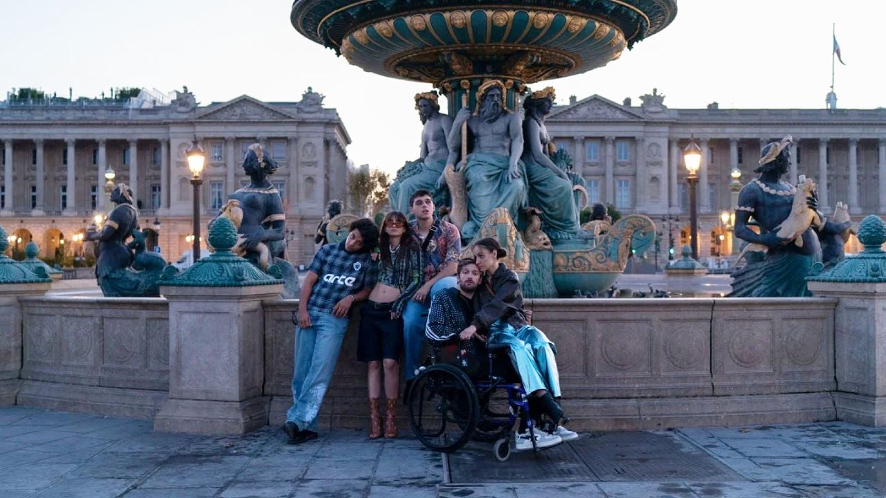 Gaspard Meier-Chaurand, Isaline Prévost Radeff, Théo Delincak, Thaïs Alessandrin e Théo Augier em 