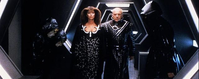 Barbara Bach and Arthur Kennedy