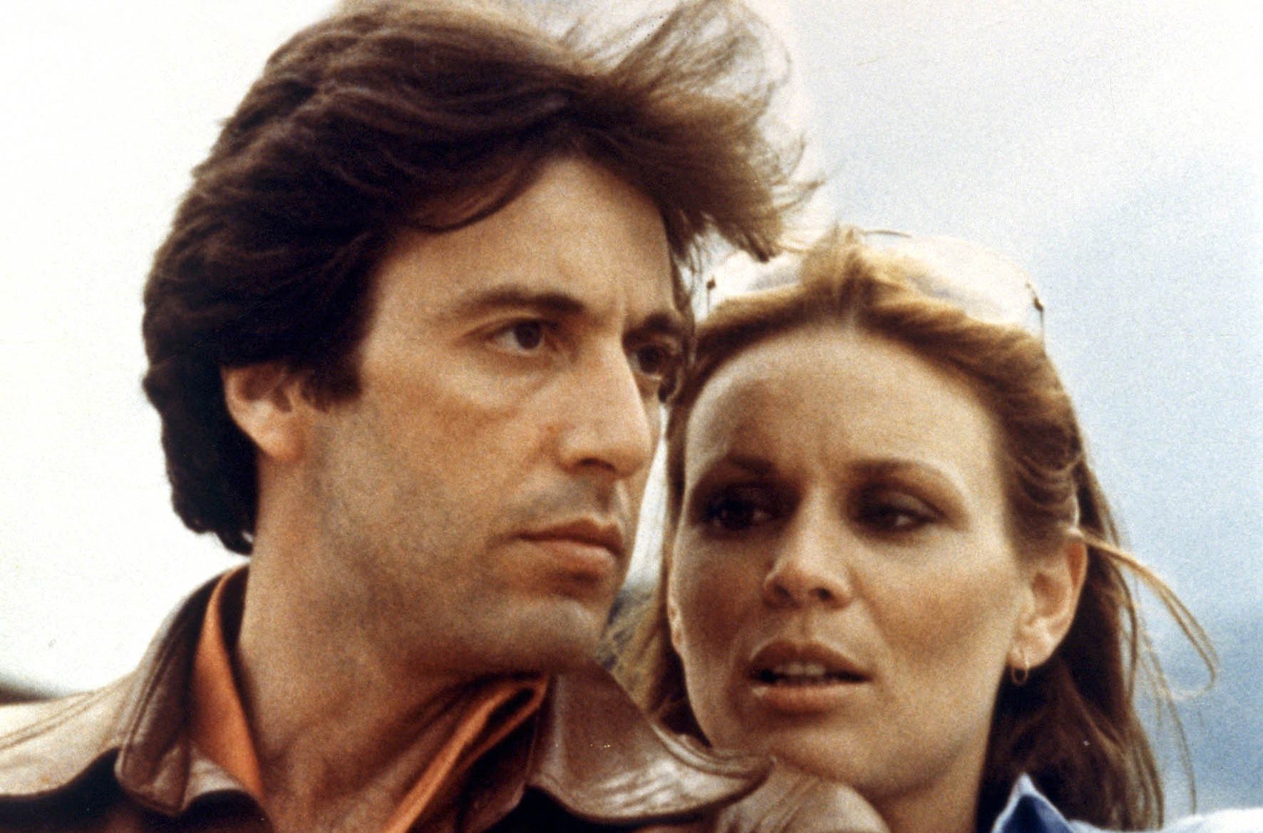 Al Pacino et Marthe Keller en 1977