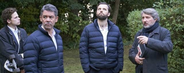 Victor Lefèbvre, Manu Payet, Yann Frisch et Bruno Podalydès