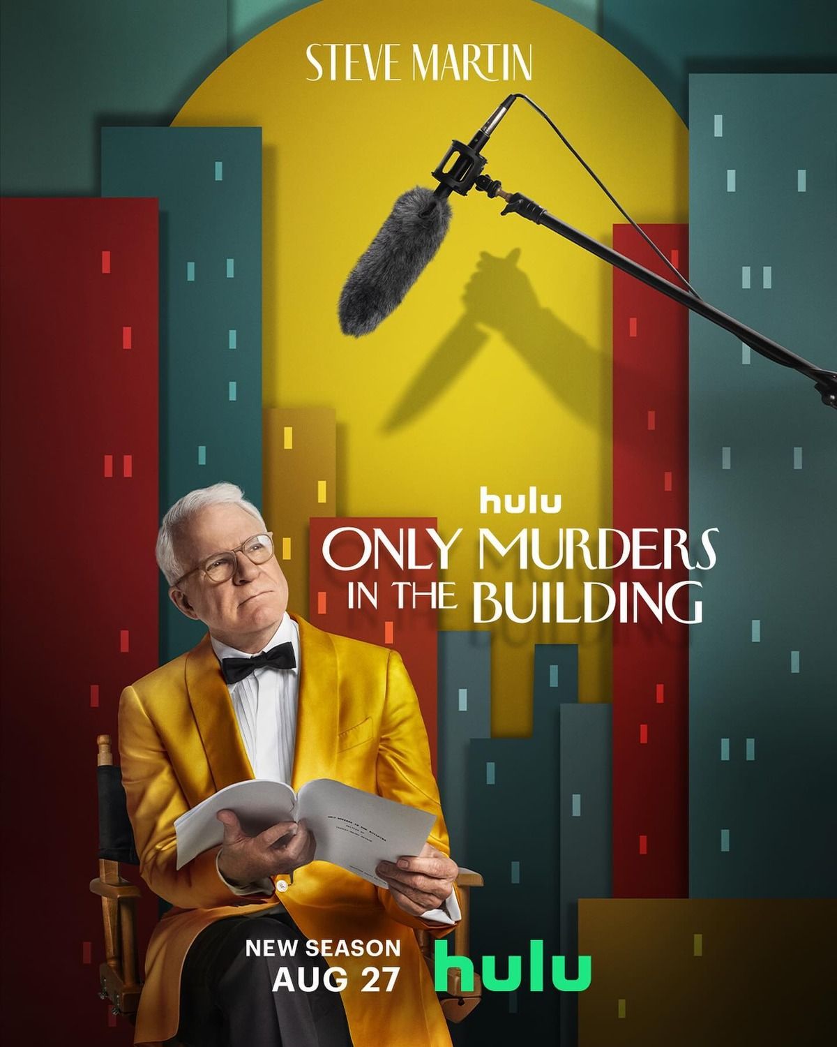 Poster Only Murders in the Building saison 4 Affiche 8