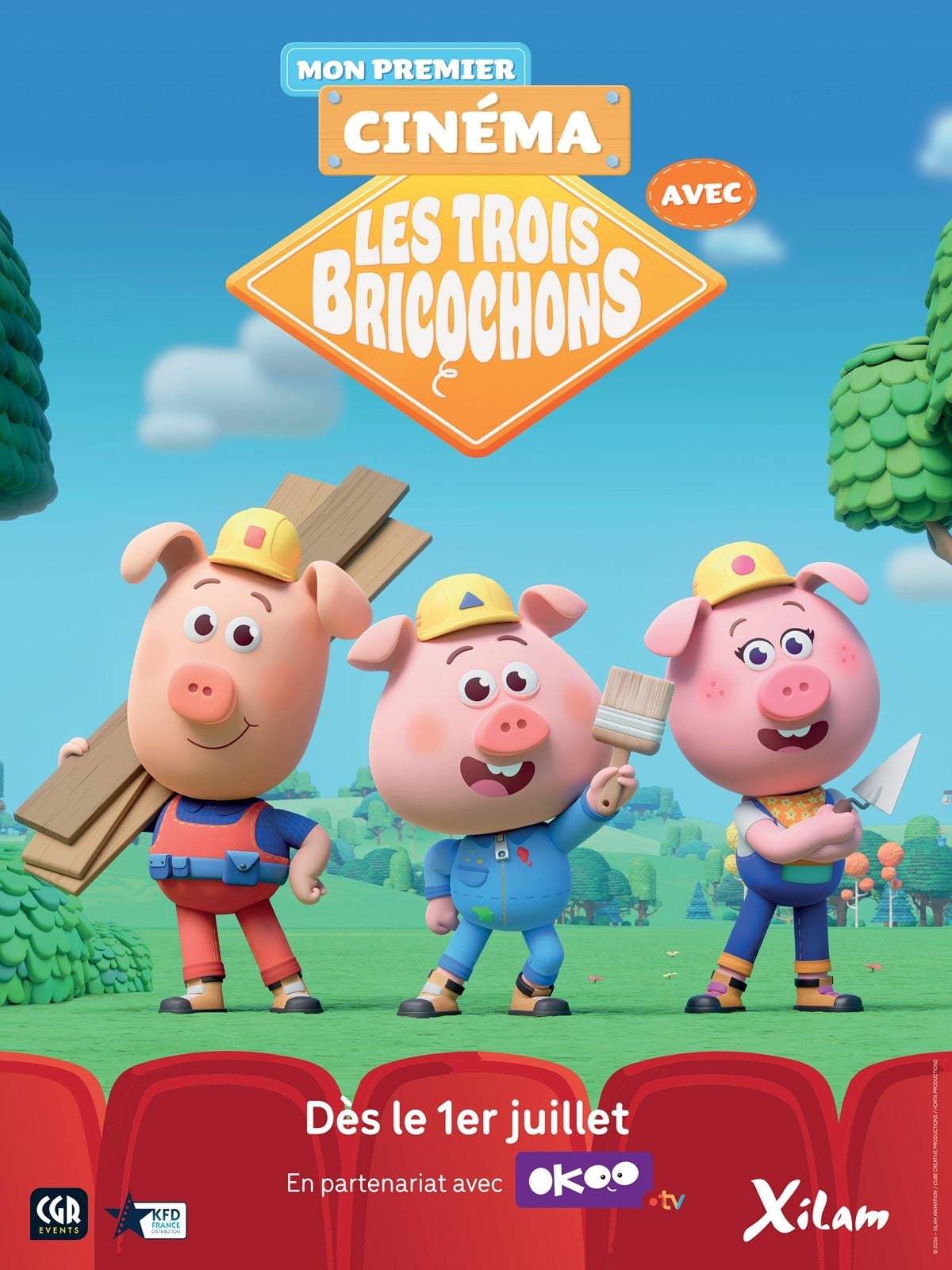 Mon premier cinéma avec Les Trois Bricochons