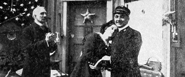 Dorothy Gibson em cena do filme 