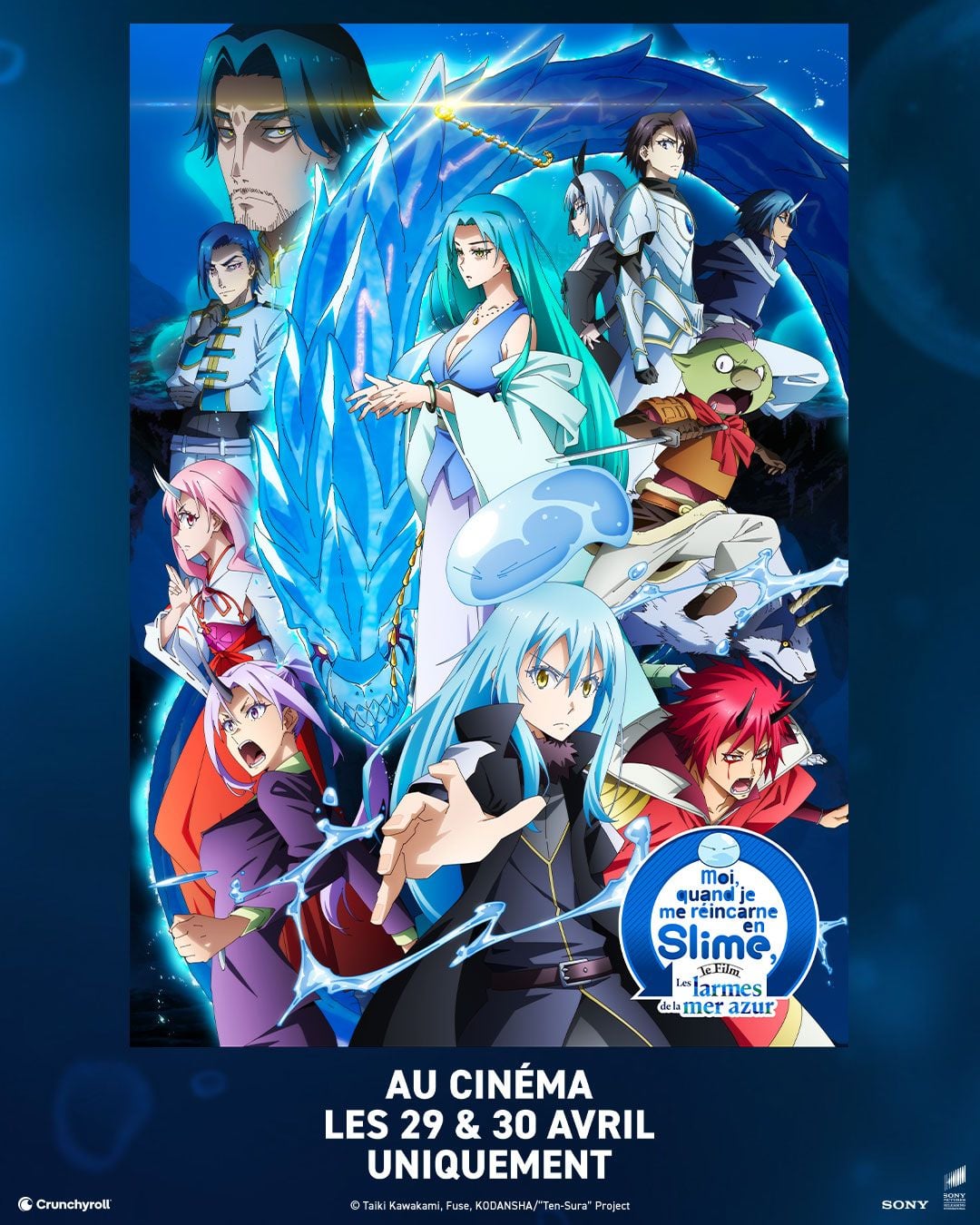 Moi, quand je me réincarne en Slime, le film : les larmes de la mer azur streaming gratuit