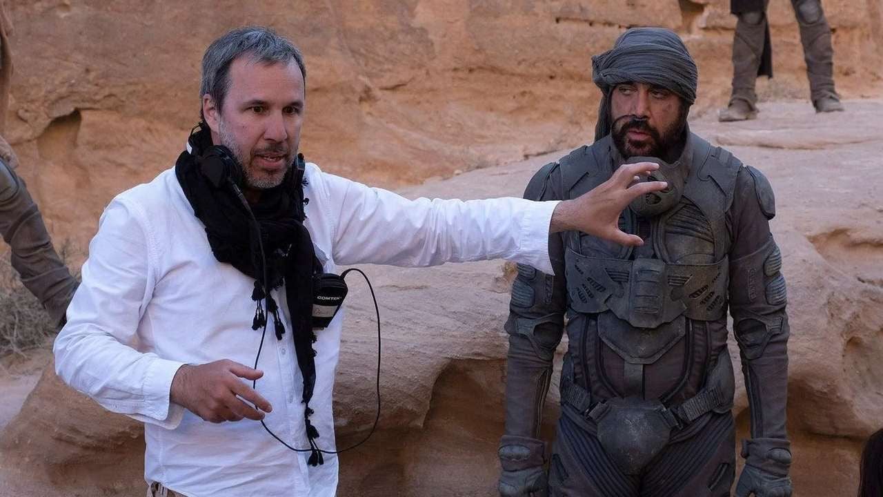Denis Villeneuve no set de 