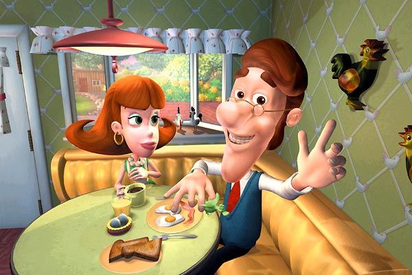 Jeu PC Jimmy Neutron Un Garçon Génial - Version FR Avec Notice, Bon état