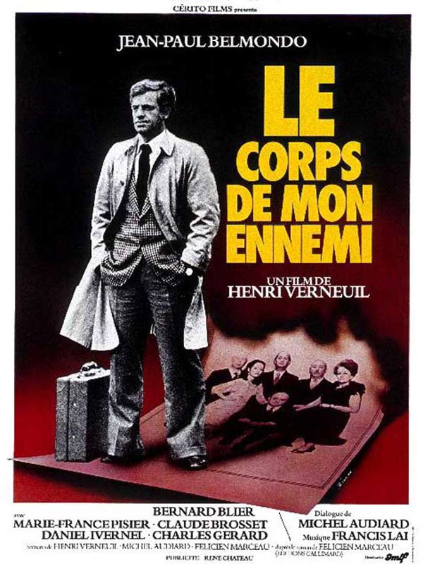 Affiche Cinéma Film culte Le Solitaire de Jacques Deray avec Jean Paul  Belmondo