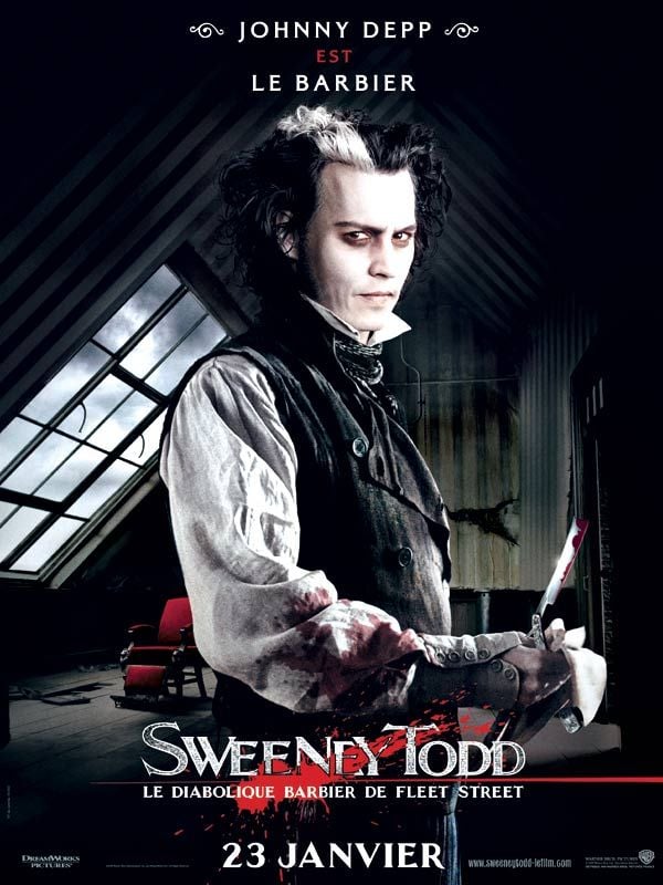 Sweeney Todd Streaming Vf Affiche du film Sweeney Todd, le diabolique barbier de Fleet Street
