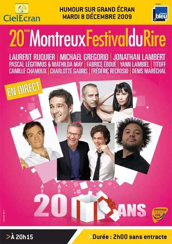 Festival du Rire de Montreux : soirée des 20 ans streaming gratuit