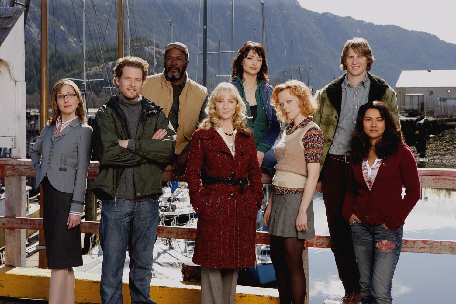 Photo de Emily Bergl Photo Emily Bergl, Sarah Strange, Seana Kofoed, James Tupper, John Amos