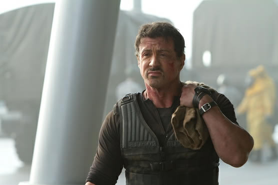 Photo de Sylvester Stallone Expendables 2 unit sp ciale